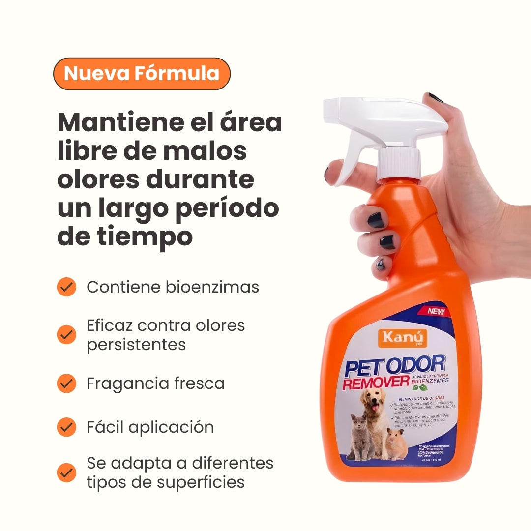 Eliminador de olores de Orina Kanu Pet Odoor Remover 32 Oz