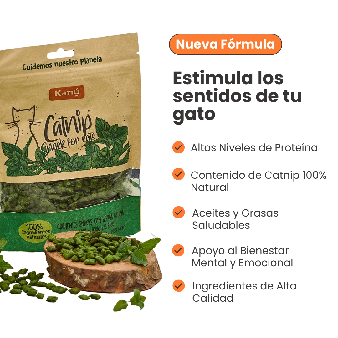 Snacks Galletas Catnip Kanu Pet para Gato