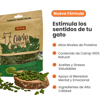 Snacks Galletas Catnip Kanu Pet para Gato