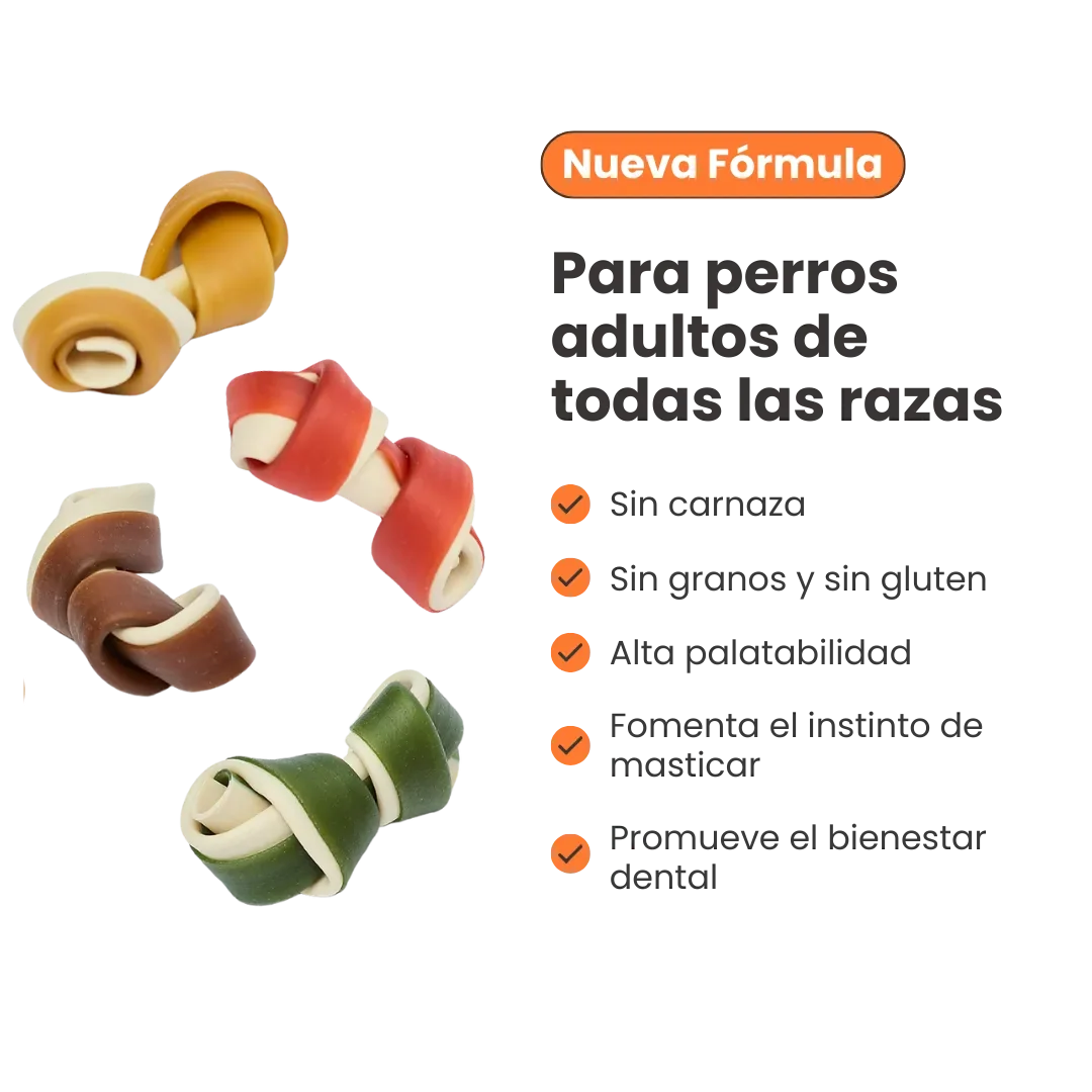 Snack Mini Huesos con Sabores surtidos Kanu Pet para Perros