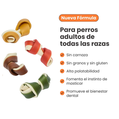 Snack Mini Huesos con Sabores surtidos Kanu Pet para Perros