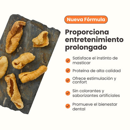 Snack Kanu Pet Chicharrón de Cerdo para Perros, Un Solo ingrediente 100% natural