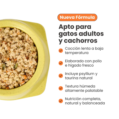 Alimento Congelado Nativo Fresh Pollo Kanu Pet para Gato Adulto y Cachorro