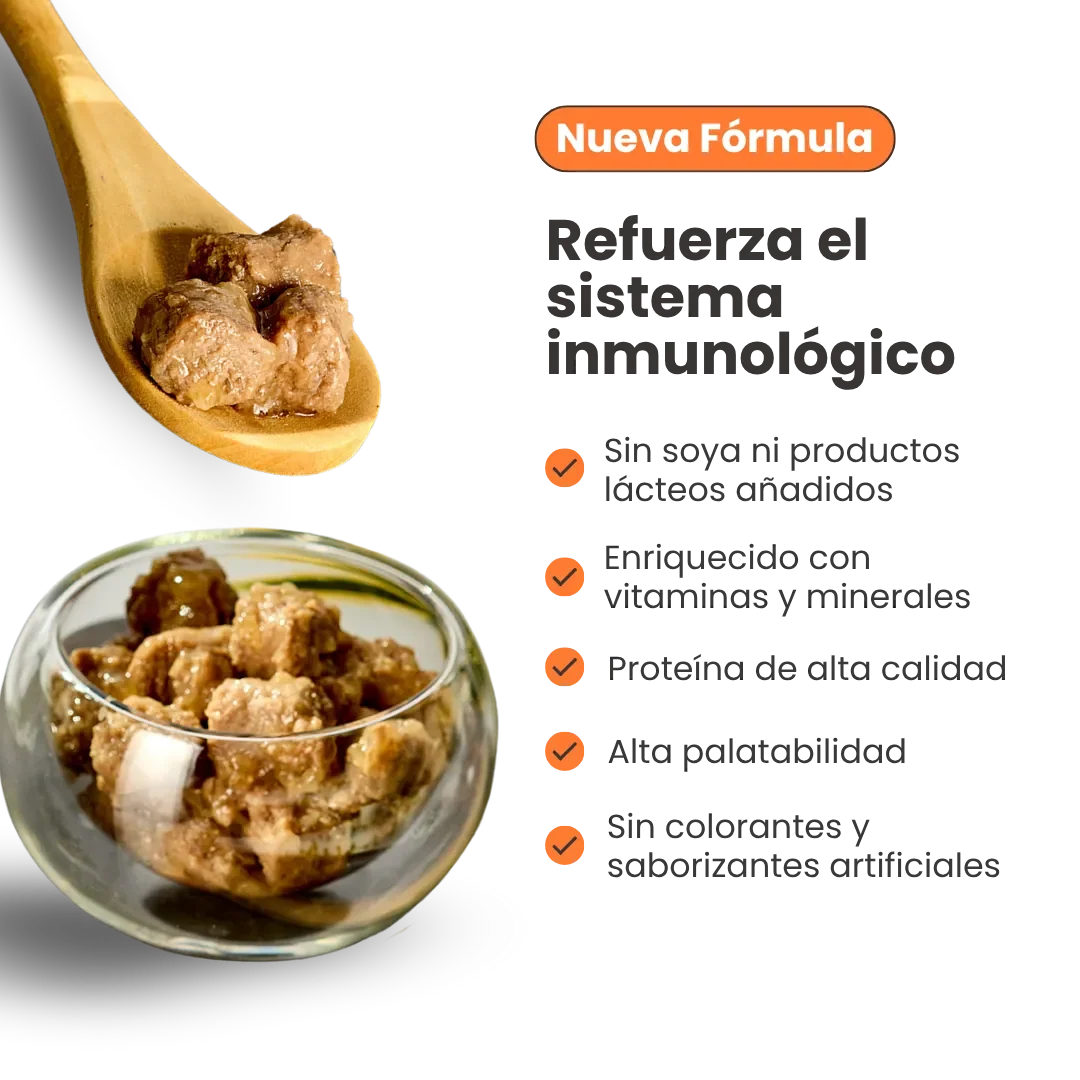 Alimento Húmedo Goulash Pollo y Salmón Kanu Pet para perro adulto Lata