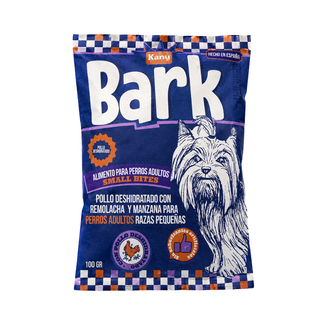 Alimento seco Kanu Pet Bark Small Bites Kanu Pet para adulto razas pequeñas con Pollo