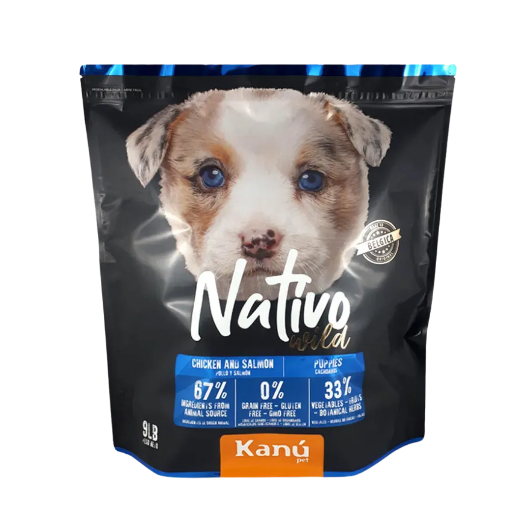 Alimento Seco Grain Free Nativo Wild Kanu Pet para Perro Cachorro