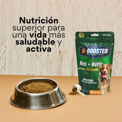 Suplemeneto K-Booster de Res Liofilizado Kanu Pet para perros