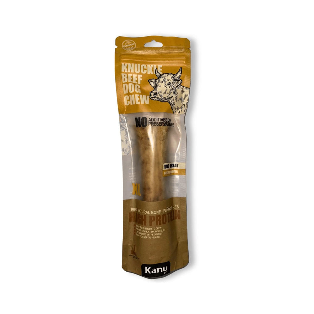 Snack Hueso 100% Natural Kanu Pet Puño de Res para Perro - {{ Kanu Pet }}
