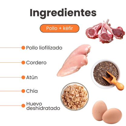 Alimento Seco Nativo K-Booster Pollo, Cordero y Atún Kanu Pet para Perro Adulto