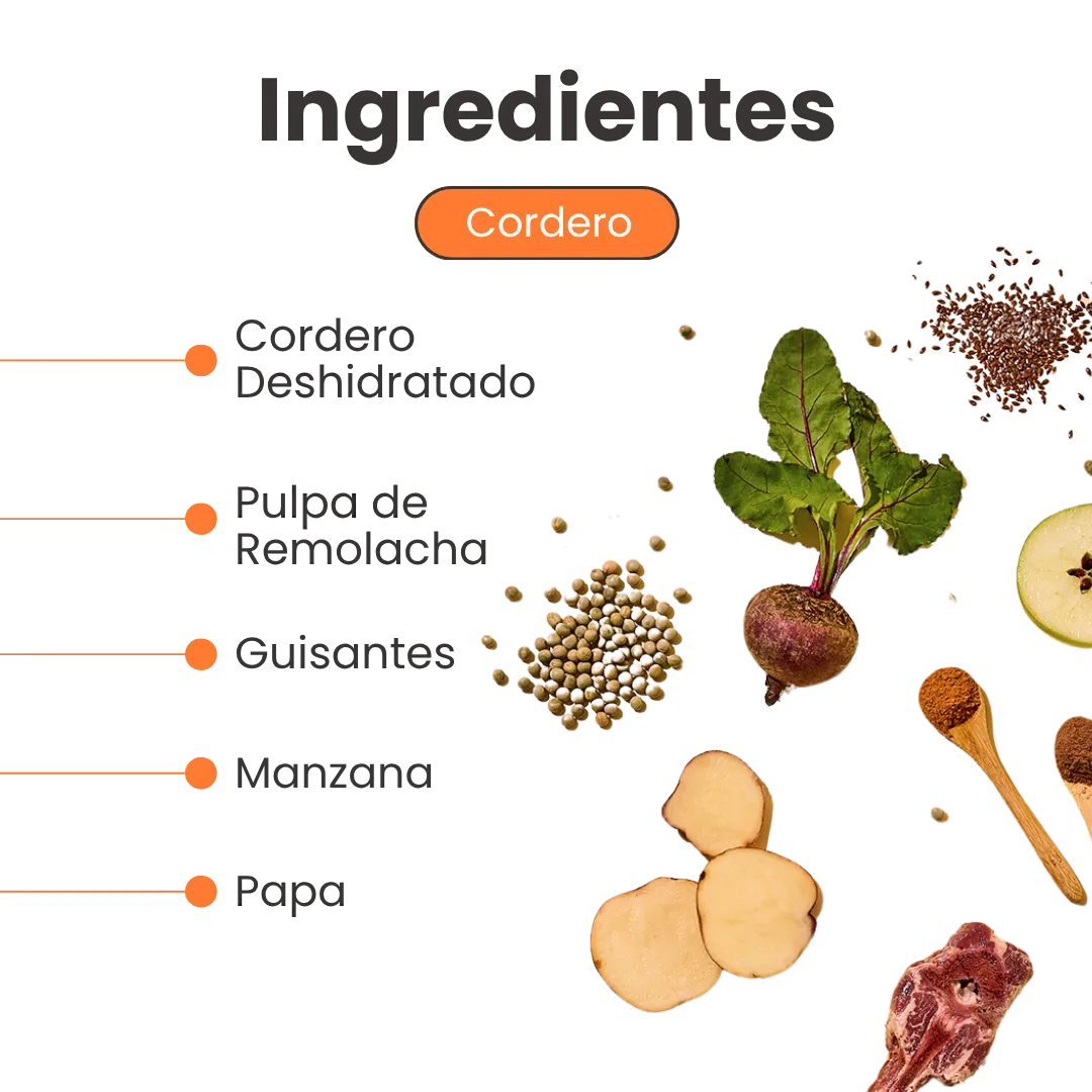 Alimento Seco Nativo Bites Cordero Kanu Pet para Perro Adulto