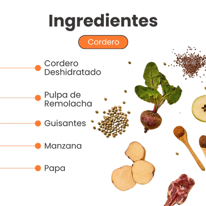 Alimento Seco Nativo Bites Cordero Kanu Pet para Perro Adulto