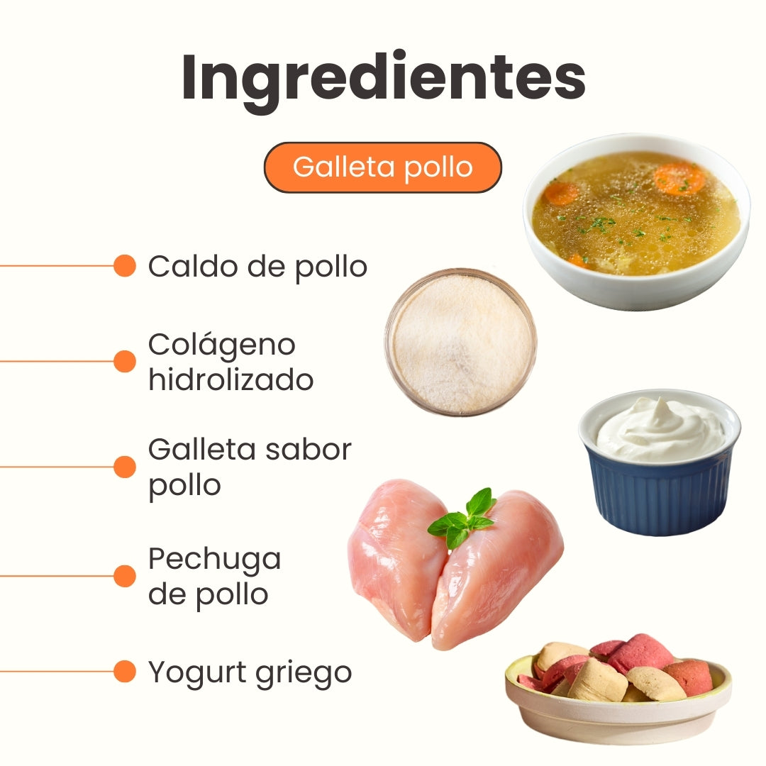 Kanu Helado Galleta Pollo Para Perro y Gato