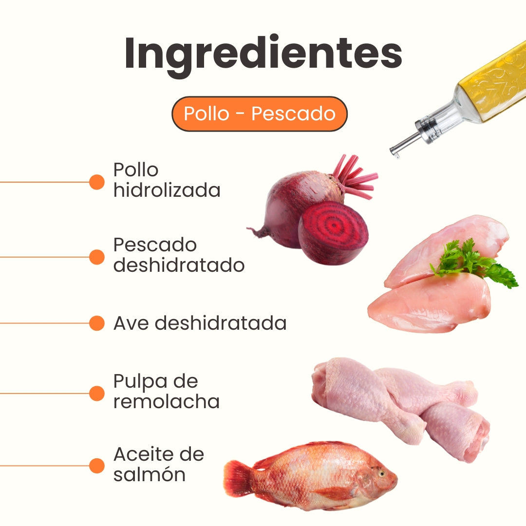 Alimento seco Nativo Small Bites Pollo y Pescado Kanu Pet para cachorros pequeños y miniaturas