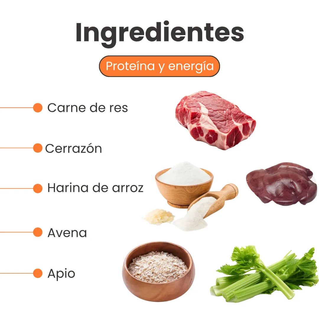 Alimento Congelado Burger sabor Carne Kanu Pet para Perros 100% Comida Real