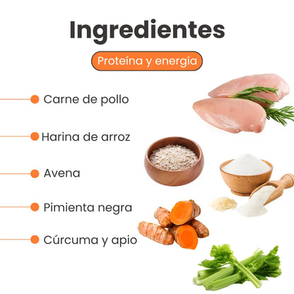 Alimento Congelado Burger sabor Pollo Kanu Pet para Perros 100% Comida Real