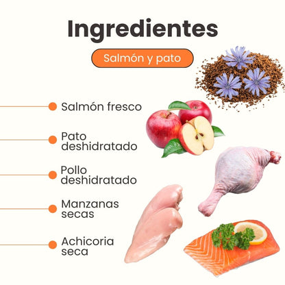 Alimento seco Nativo Bites Salmón, Pato y Pollo Kanu Pet para Gato Adulto