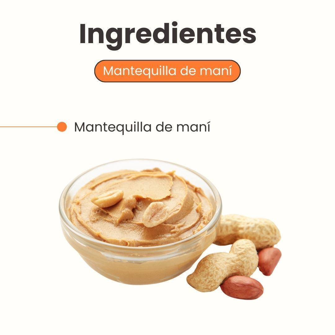 Snack Mantequilla de Mani Kanu Pet para Perro. Un solo ingrediente