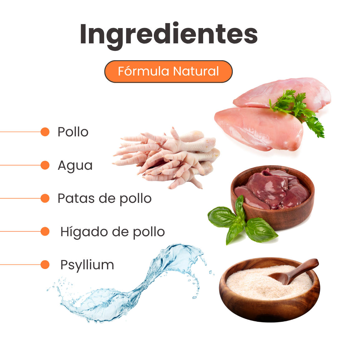 Alimento Congelado Nativo Fresh Pollo Kanu Pet para Gato Adulto y Cachorro