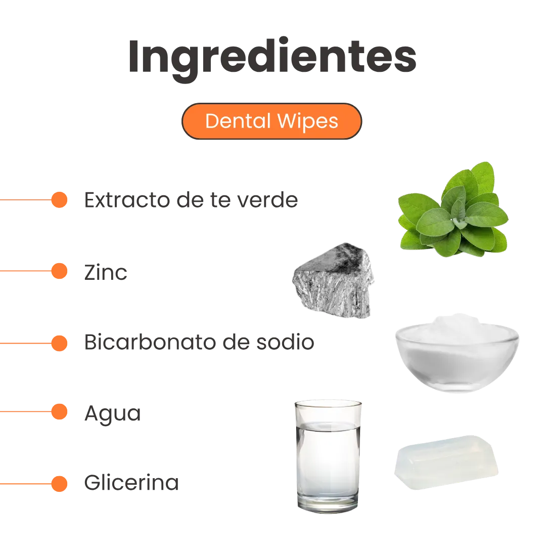 Toallitas de Dedo para Limpieza Dental Kanu Pet para Perro y Gato