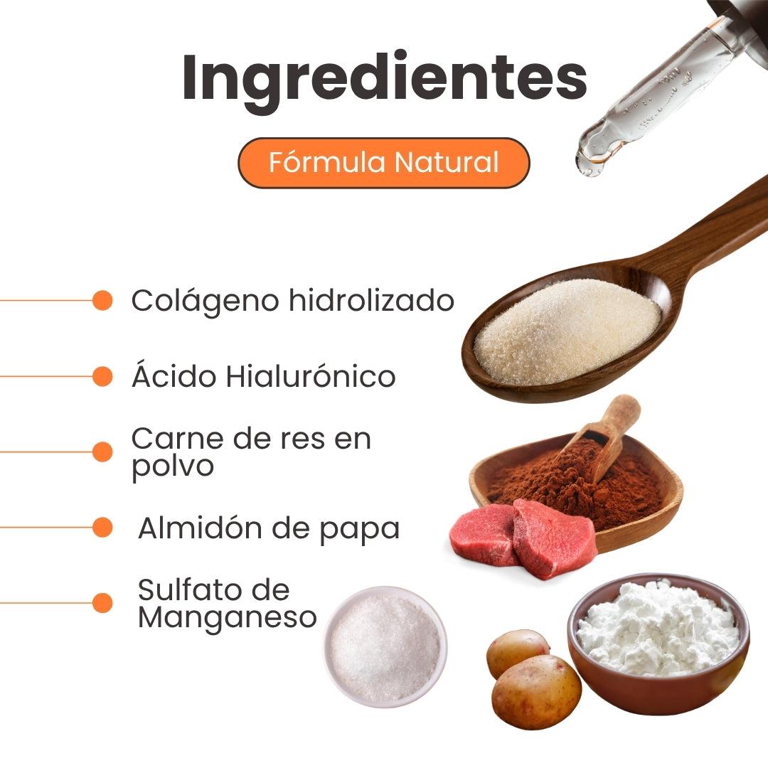 Suplemento Flex Collagen en Polvo con Colágeno y Ácido Hialurónico Kanu Vet para Perros