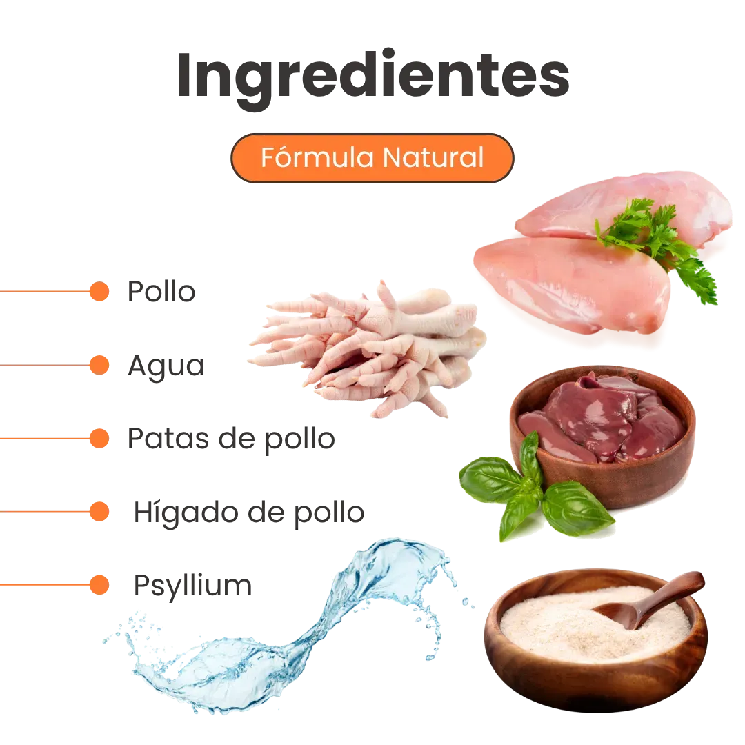 Alimento Congelado Nativo Fresh Pollo Kanu Pet para Gato Adulto y Cachorro