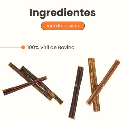 Snack Viril de Bovino Kanu Pet para Perro, Un Solo ingrediente 100% natural