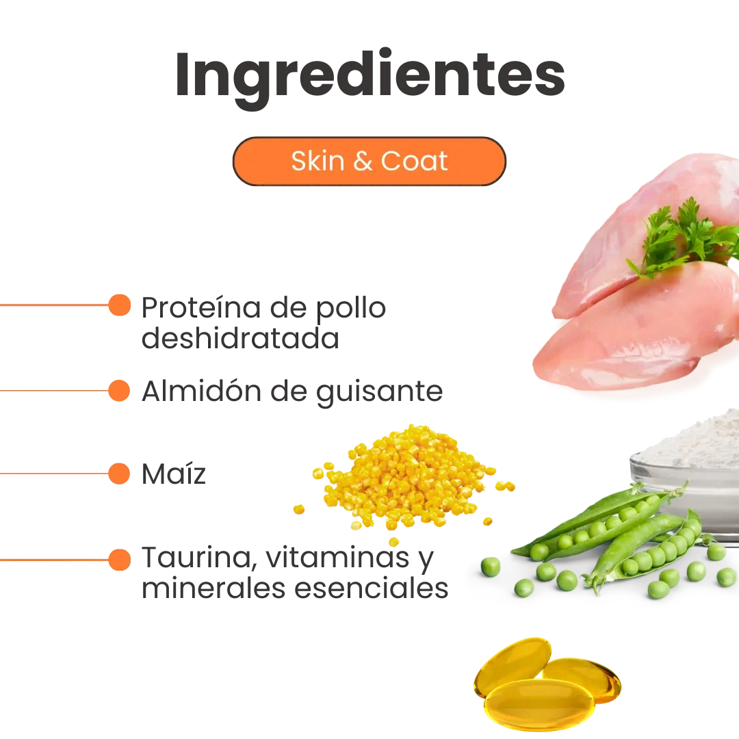 Snacks Skin and Coat Kanu Vet para Gatos