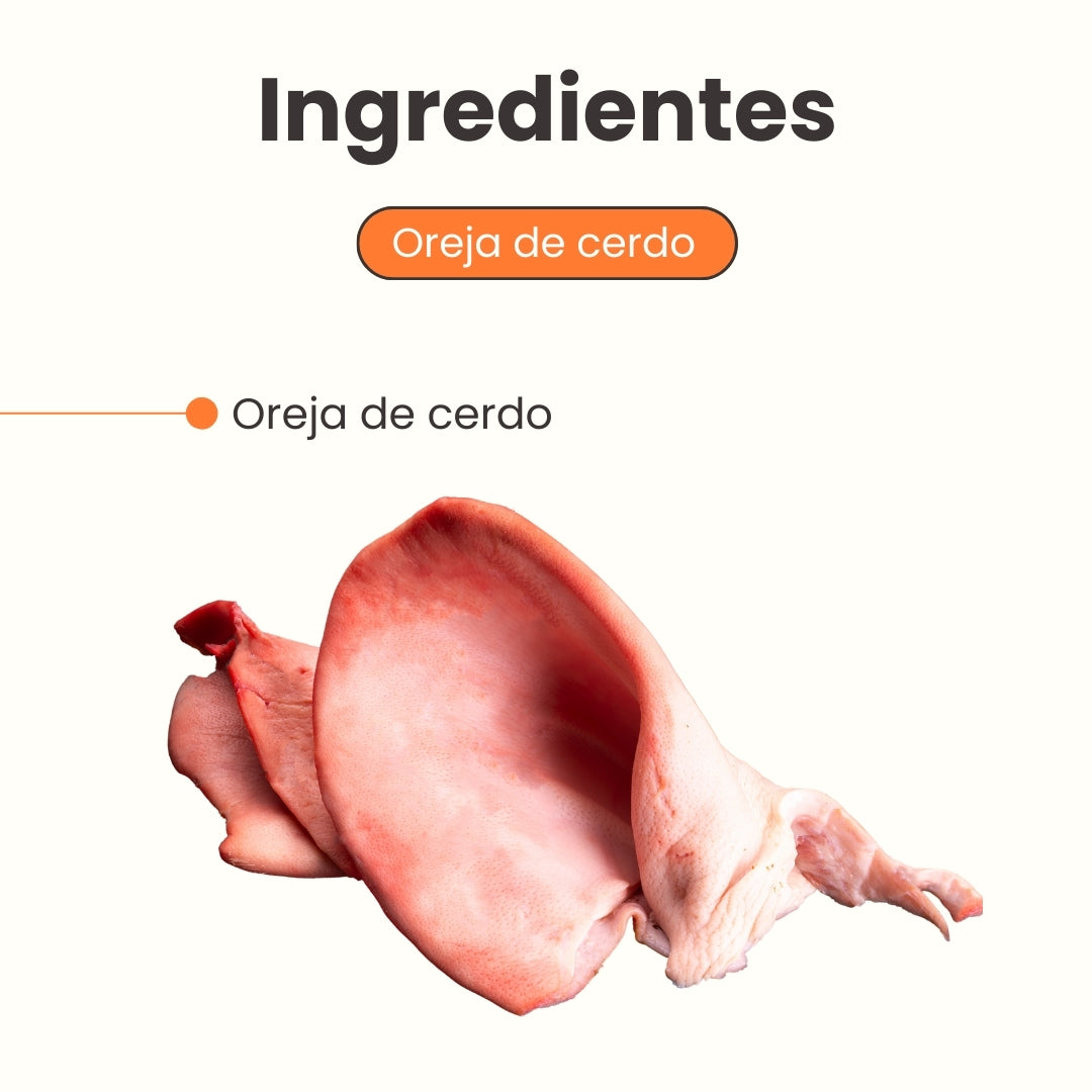 Snack Oreja de Cerdo Deshidratda Kanu Pet para Perro