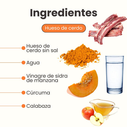 Snack Huellas de Caldo de Hueso Cerdo Kanu Pet para Perros y Gatos