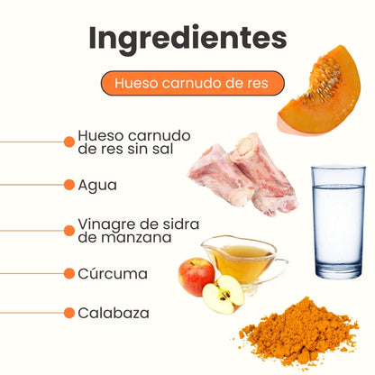 Snack Huellas de Caldo de Hueso de Res Kanu Pet para Perros y Gatos