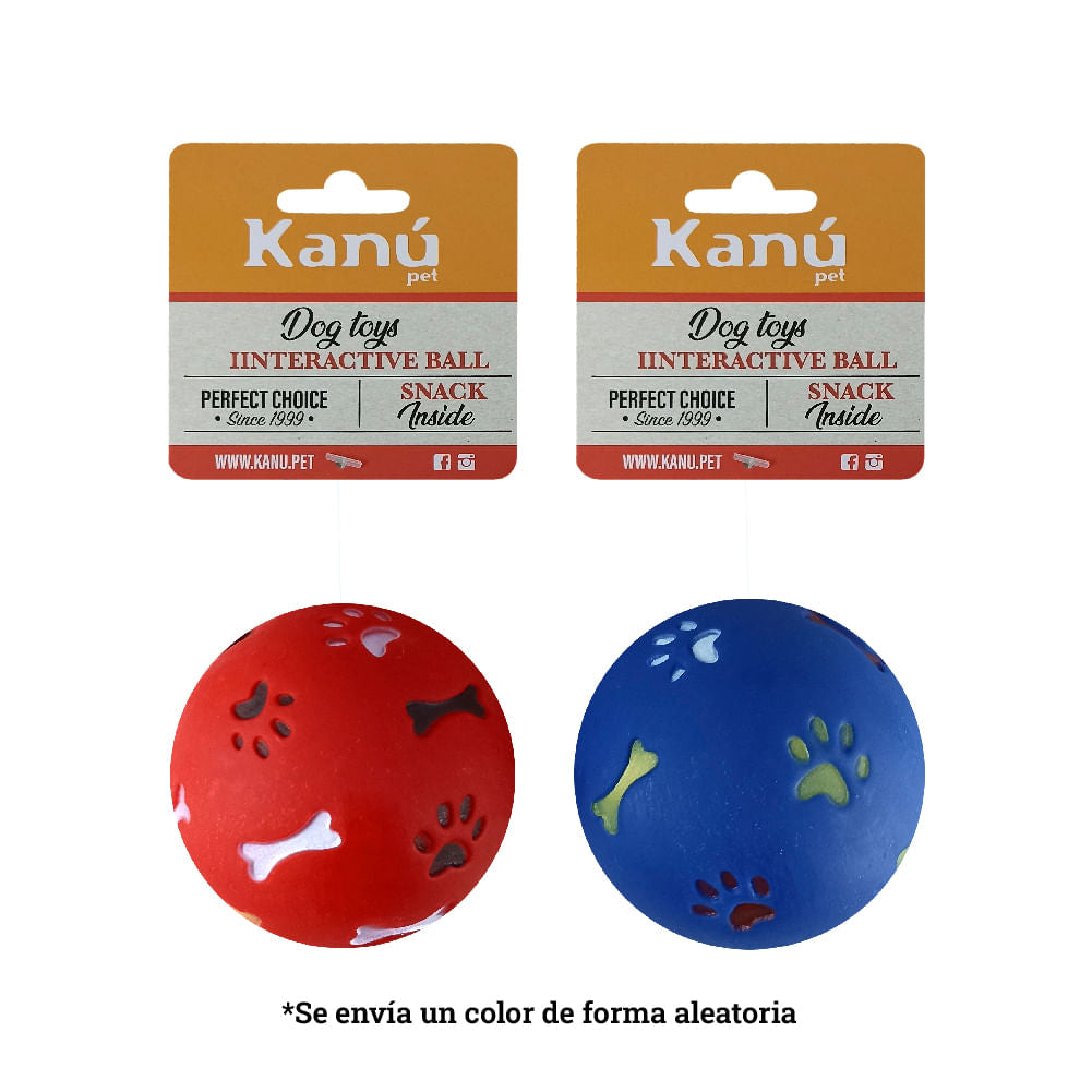 Juguete Kanu Bola Porta Snack Ref KC7-024 Para Perro - {{ Kanu Pet }}