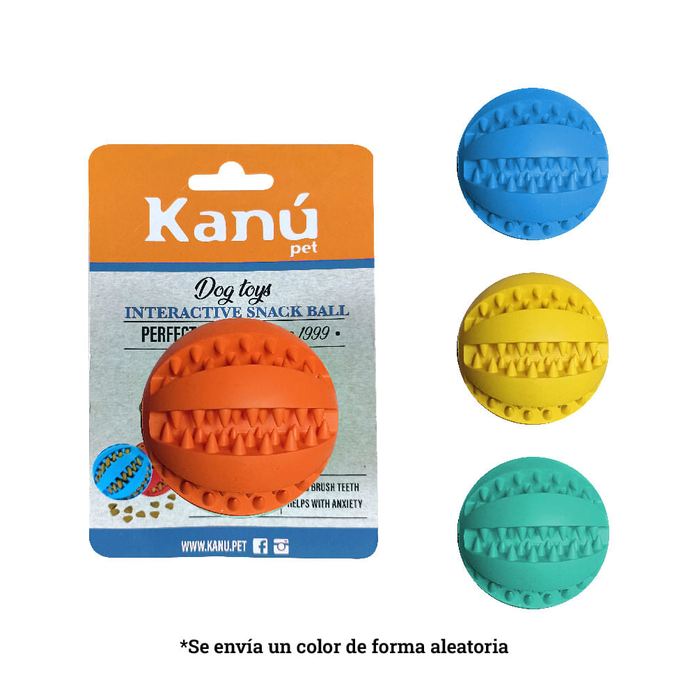 Juguete Kanu Bola Porta Snack Ref KC7-025 Para Perro - {{ Kanu Pet }}