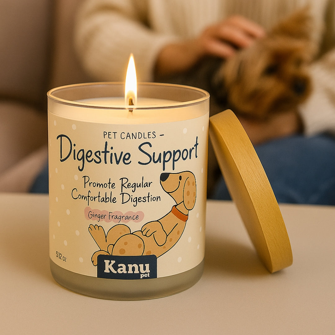 Vela Digestive Support Kanu Pet para Perros aroma Ginger