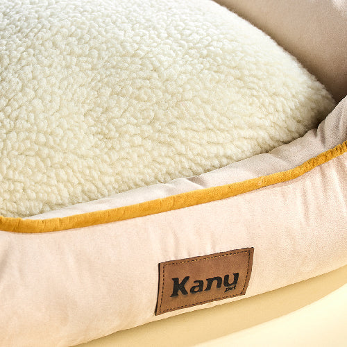 Cama Rectangular Ovejero Beige Kanu Pet para Perro - {{ Kanu Pet }}