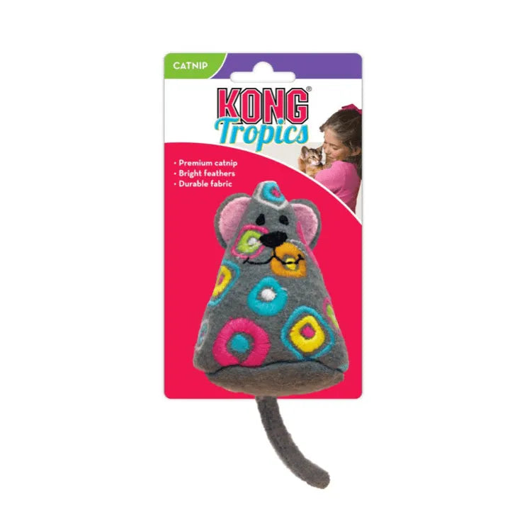 Juguete kong raton tropics para gato