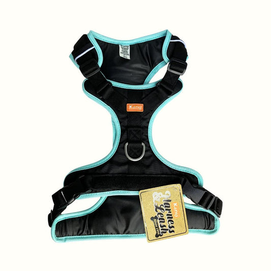 Pechera Mini Walker Negro / Verde Menta Kanu Pet para Perro