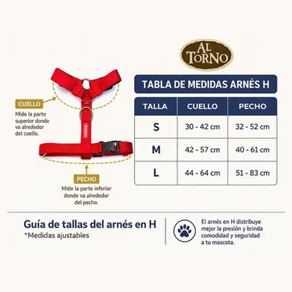 Arnés en H Altorno para Perros