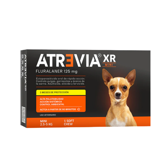 Antipulgas y Antigarrapatas Atrevia XR 2.5 - 4.5 Kg para Perros