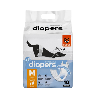 Pañales Desechables para Perro Macho