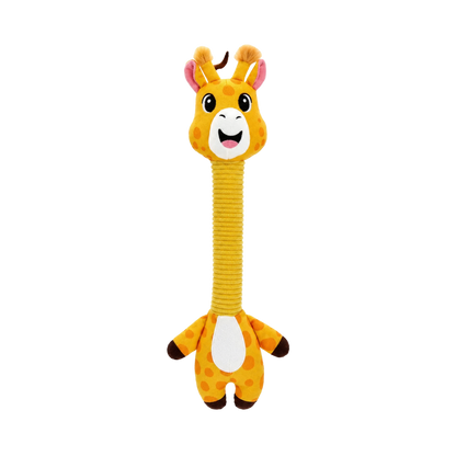 Juguete de Peluche Jirafa con Cuello Crujiente Kanu Pet para Perros
