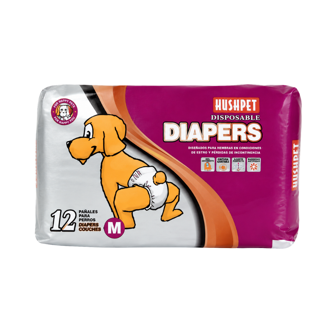 Pañales x 12 Unidades para perro
