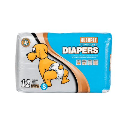 Pañales x 12 Unidades para perro