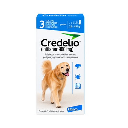 Antipulgas Oral Credelio comprimido 22-45 kg para Perros