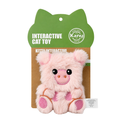 Juguete de Peluche Cerdo con Catnip Kanu Pet para Gato