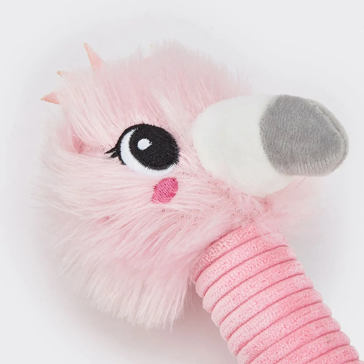 Juguete de Peluche Flamenco con Cuello Crujiente Kanu Pet para Perros