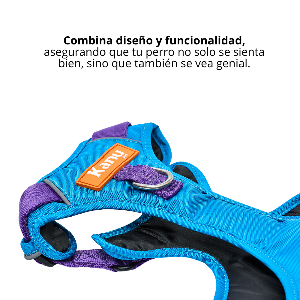 Pechera Walker Azul Morado Kanu Pet para Perro - {{ Kanu Pet }}