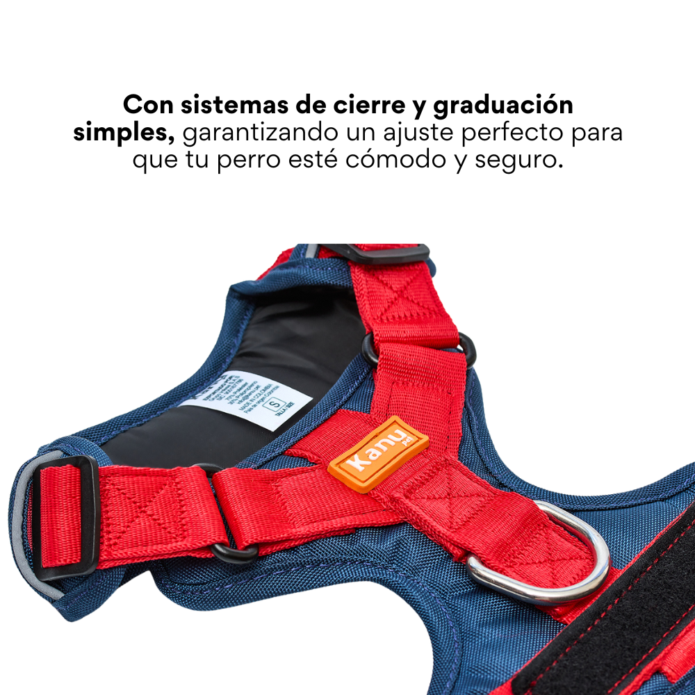 Pechera Walker Azul Rojo Kanu Pet para Perro - {{ Kanu Pet }}