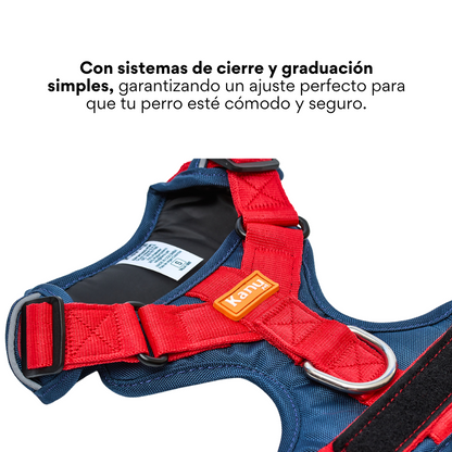 Pechera Walker Azul Rojo Kanu Pet para Perro - {{ Kanu Pet }}