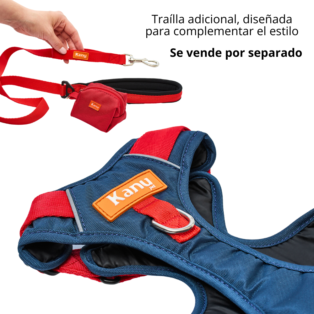 Pechera Walker Azul Rojo Kanu Pet para Perro - {{ Kanu Pet }}