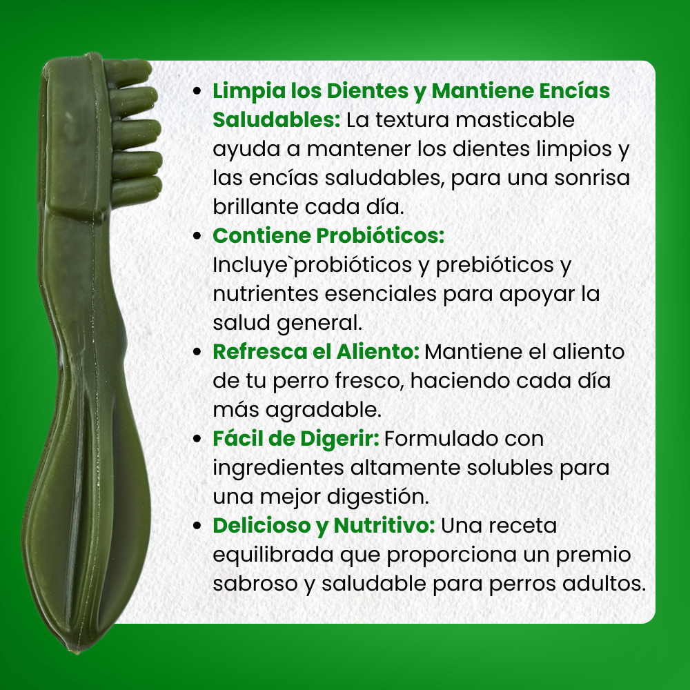 Snack Cepillo Dental Medium Kanu Pet Dental Fresh Para Perros Sabor a Menta - {{ Kanu Pet }}